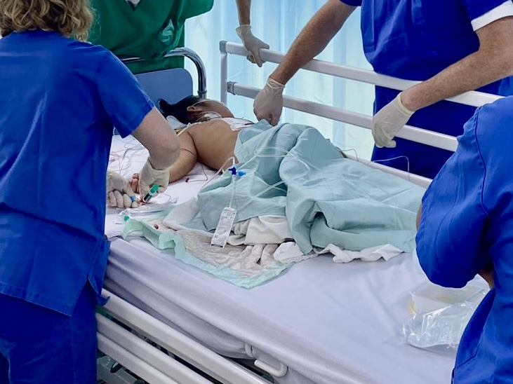Die erste Patientin